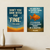 Ted Lasso Quotes — 2 Poster Set — Don't You Dare Settle for Fine, Be a Goldfish — 12x18 Inch | Made in USA