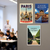 Paris Travel Posters — 3 Poster Set — Eiffel Tower Sacre Coeur Notre Dame, Louvre Museum, Jardins des Tuileries — 12x18 Inch | Made in USA