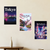 Tokyo Travel — 3 Poster Set — Tokyo Night Skyline Rainbow Bridge, Ueno Park Cherry Blossoms, Akihabara Neon Street — 12x18 Inch | Made in USA