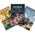 Bangkok Thailand Travel Posters — 3 Poster Set — Wat Arun Temple, Wat Pho, City Night Lights — 12x18 Inch | Made in USA