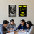 Isaac Newton Math Humor — 2 Poster Set — Got Bored Invented Calculus, May The Force Be With You Physics Equation — 12x18 Inch | Made in USA