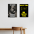 Isaac Newton Math Humor — 2 Poster Set — Got Bored Invented Calculus, May The Force Be With You Physics Equation — 12x18 Inch | Made in USA
