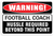 Football Coach Motivational Posters — 3 Poster Set — Vince Lombardi Confidence Quote, Keep Calm Score a Touchdown, Warning Hustle Required — 12x18 Inch | Made in USA