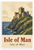 Isle of Man Castle Coastal Cliff Vintage Travel 12"x18" US Made Poster