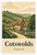 Cotswolds England Thatched Cottage Village Landscape 12"x18" US Made Poster