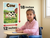 Cow Farm Animal Children's Illustration 12"x18" US Made Poster