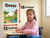 Goose Farm Animal Children's Illustration 12"x18" US Made Poster