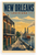 New Orleans Louisiana Vintage Travel Poster 12"x18" US Made Poster