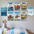 Transportation Adventures — 14 Poster Set — Submarine, Jet Plane, Sailboat, Ocean Liner, Fire Truck, Rocket, Semi Truck, School Bus, Car, Helicopter, RV, Steam Train & more — 12x18 Inch | Made in USA