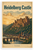 Heidelberg Castle Germany Vintage Travel 12"x18" US Made Poster