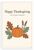 Happy Thanksgiving 4th Thursday in November Harvest 12"x18" US Made Poster