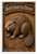 North American Beaver Carved Wood Wildlife 12"x18" US Made Poster