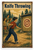 Knife Throwing Vintage Summer Camp Sign 12"x18" US Made Poster
