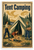 Tent Camping Vintage Retro 12"x18" US Made Poster