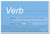 Verb - NEW Language Arts Classroom Poster