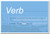 Verb - NEW Language Arts Classroom Poster