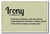 Irony - NEW Language Arts Classroom Poster