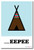 New Classroom Poster - Teepee Missing Letter Exercise