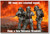 Firefighters battling a raging fire - All Men Are Created Equal, Then A Few Become Firemen - NEW Motivational PosterEnvy Poster