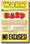 Work Hard Get Smart - NEW Classroom Motivational Poster