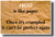 Trust is Like Paper. Once It's Crumpled It Can't Be Perfect Again.