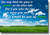 You May Think The Grass is Greener - Classroom Motivational POSTER