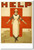 Help - Australian Red Cross  - NEW Vintage Reprint Poster