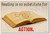Open Book - Reading Is No Substitute for Action - NEW Classroom Motivational Poster (cm942)