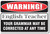 Warning English Grammar Teacher Poster Print Gift