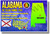 Alabama Geography -  U.S. State Travel Social Studies PosterEnvy Poster (tr519)