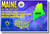 Maine Geography - NEW U.S Travel Poster (tr567)