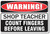 WARNING - Shop Teacher - Count Fingers Before Leaving - NEW School Humor Poster (hu269) 
