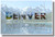 Denver Colorado Mountains Lakes Tree Forest Wilderness NEW U.S State Travel Poster Gift PosterEnvy United States