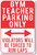 Gym Teacher Parking Only - Violators Will Be Forced To Run Laps - NEW Funny Classroom Poster (hu286) PE Physical Education Novelty Gift PosterEnvy