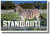 STAND OUT Zebra Positive Attitude Motivational Classroom Poster (cm1046) PosterEnvy School Animal Proud Pride