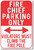 Fire Chief Parking Only Firefighter fireman Violators Must Climb the Pole NEW Funny POSTER (hu330)