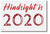 Hindsight is 2020 - NEW classroom motivational POSTER