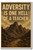 Adversity is one hell of a teacher - Inspirational Poster - 18 inch x 12 inch