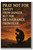Pray not for safety from danger, but for deliverance from fear - Ralph Waldo Emerson - Inspirational Poster - 18 inch x 12 inch