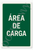 Safety and Emergency Signs Loading Area - Spanish Construction sites commercial Poster - 18 inch x 12 inch