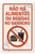 Restaurant Food Safety and Emergency Signs No Food or Drink in Restroom - Portuguese Nao Ha Alimentos Ou Bebidas No Banheiro Poster - 18 inch x 12 inch