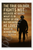 The true soldier fights not because he hates what is in front of him but because he loves what is behind him G K Chesterton Poster - 18 inch x 12 inch