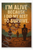 I'm alive because I did my best to survive Squid Game Poster - 18 inch x 12 inch