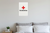 First Aid Kit Here Red Cross Safety Sign 12x18 US Made Poster