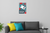First Aid Kit Here Safety Sign Abstract Geometric 12x18 US Made Poster