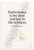 René Descartes "Mathematics Is the Door and Key to the Sciences" Educational 12x18 US Made Poster