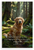 Konrad Lorenz "The Bond with a True Dog" Golden Retriever Forest Inspirational 12x18 US Made Poster