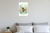 Dachshund in Blooming Flowers Watercolor Art 12x18 US Made Poster