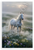 Ethereal White Horse Misty Pasture Mythical Wildlife 12x18 US Made Poster