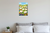 Cute Cartoon Lambs Grazing Flower Meadow Pasture 12x18 US Made Poster